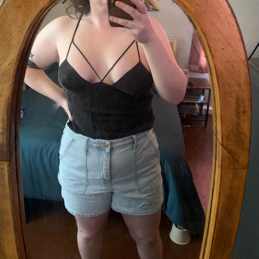 Black Silk Tank Too